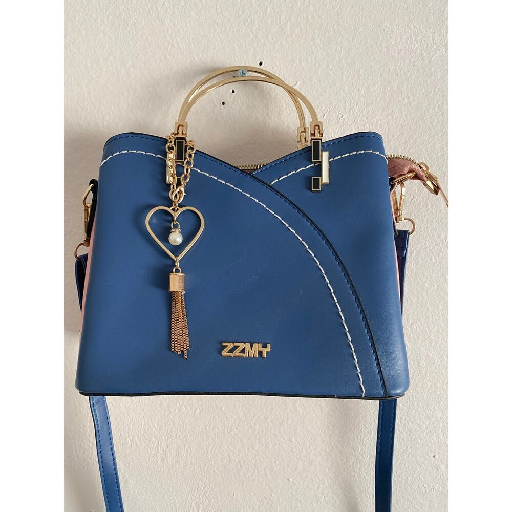 Blue and Pink purse